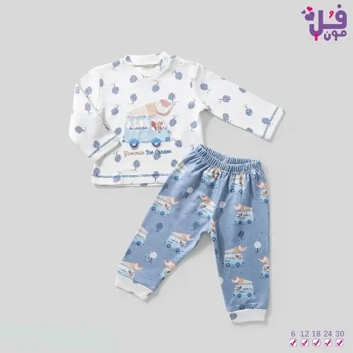[4256] full moon Baby pajamas 17474