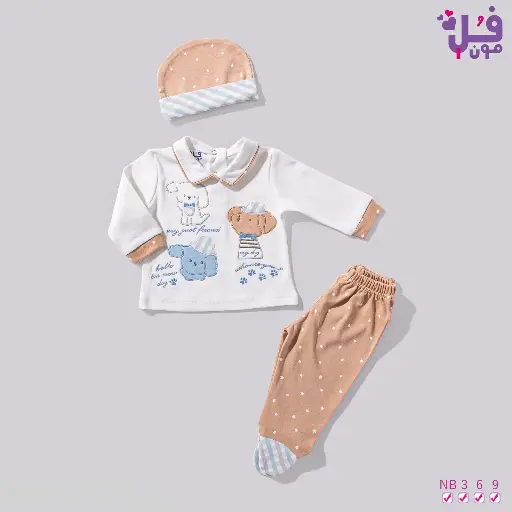 [3000] full moon Baby pajamas 2 pcs 17402