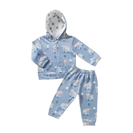 [4254] full moon Baby pajamas 3 pcs 17472