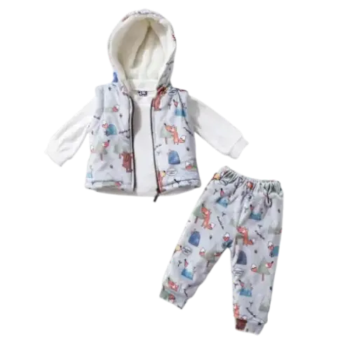 [11211] Pajamas Heidi's 3 pieces 17412