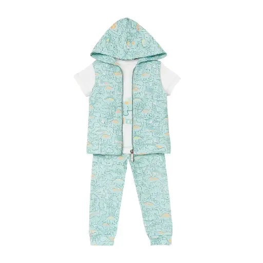 [11892] Pajamas 3-piece vest 17479
