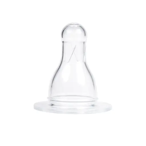 [1619] Canpol babies Silicone Mini Round Teat for Narrow Neck Bottle 1 pc 0m+ 18/314