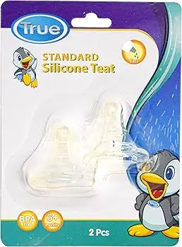 [10483] True feeding bottle teat standard +3 2Pcs 