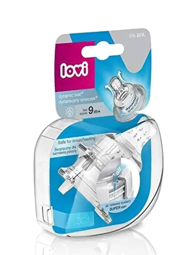 [1920] LOVI Dynamic Feeding Teat 9m+ 2pack 18/752