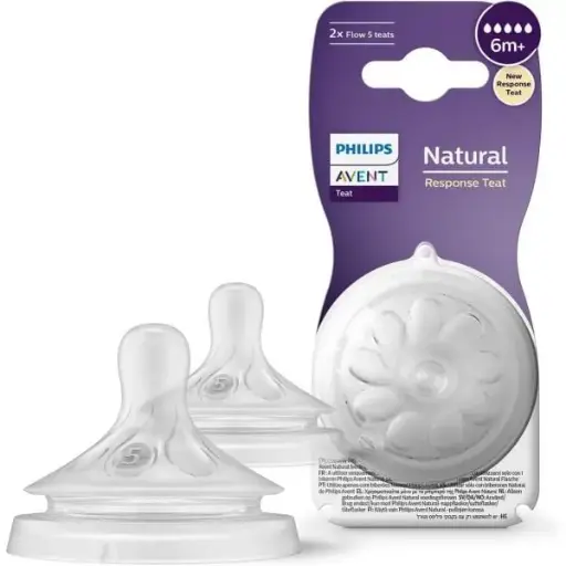 [2500] Philips Avent Natural Response Nipple 6M+ 2Pack 965/02 