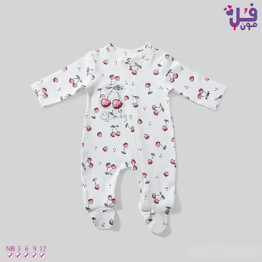 [2989] Cherry interlock jumpsuit 15832