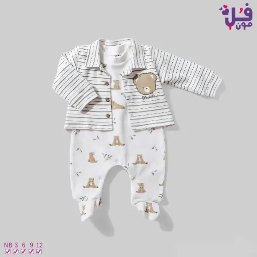 [3017] سالوبيت قطيفة مع جاكت بيبي بير15826