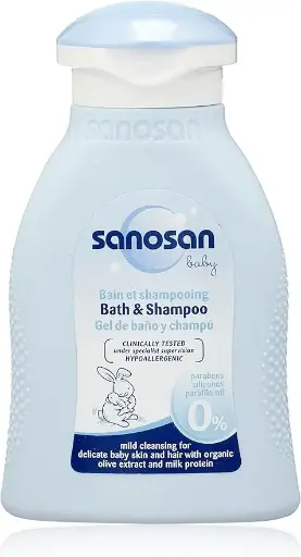 [11402] Sanosan Baby Shampoo and Bath 100ml