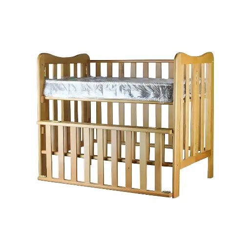[2548] Wooden bed Sandwich small 100x60cm