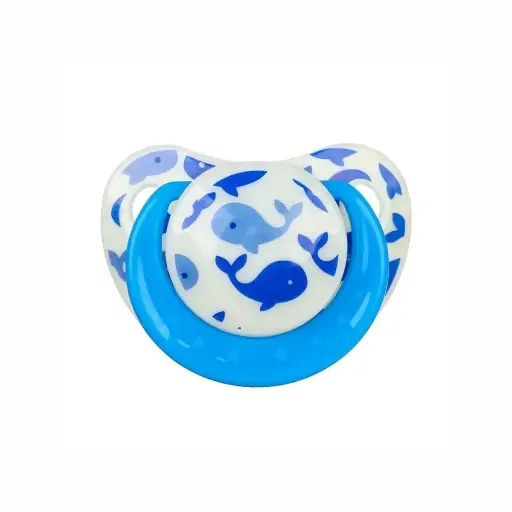 [10164] True silicon pacifier cherry shap 0m+ with cover 9419 