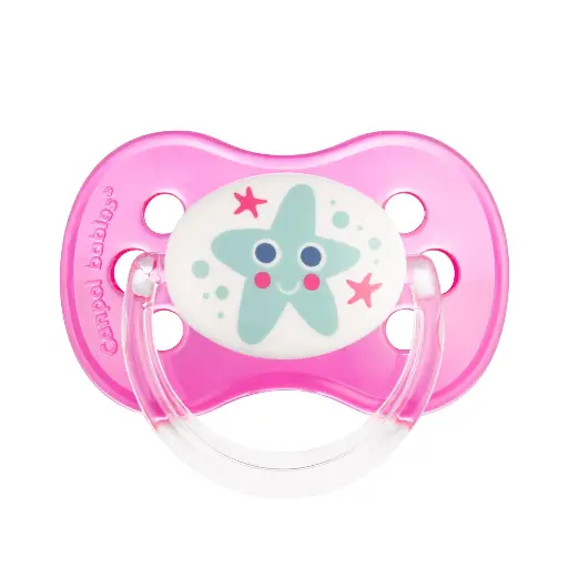 [1660] Canpol babies Silicone Soother 0-6m Round NATURE 22/410