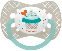 [1720] Canpol babies Silicone Symmetrical Soother 0-6m CUPCAKE 23/282