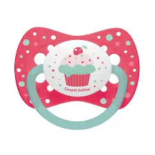 [1722] Canpol babies Silicone Symmetrical Soother 6-18m CUPCAKE 23/283