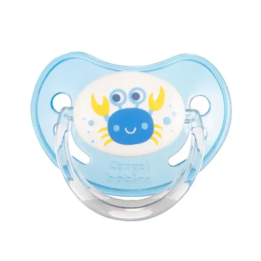 [344] Canpol babies silicone anatomical soother 0-6m with glitter NATURE 22/506