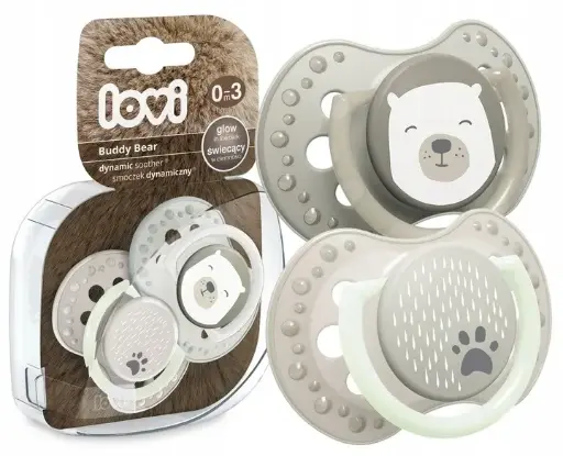 [1988] LOVI Silicone Dynamic Soother 0-3m 2pack 22/863