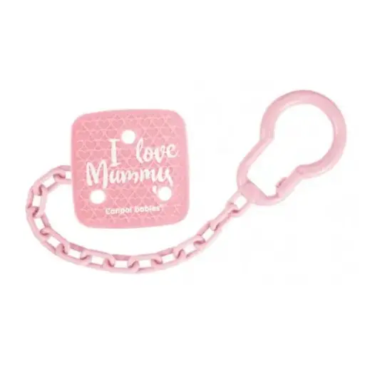 [1639] Canpol babies Soother Chain I LOVE MUMMY 2/434