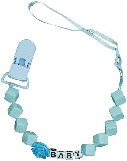 [10154] True Gold Pacifier Chain BABY 9888 