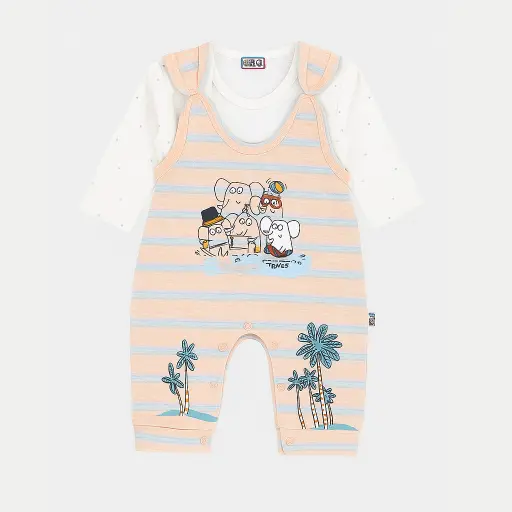 [11989] Cotton Going-Out Romper