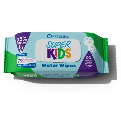[3885] superkids wet wipes 72 tissues