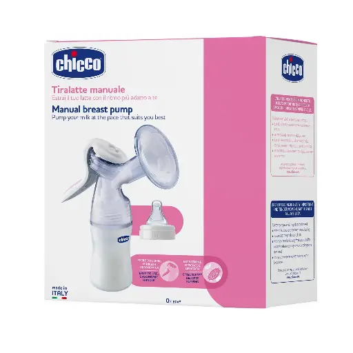[3477] Chicco Manual Breast Pump Natural Feeling