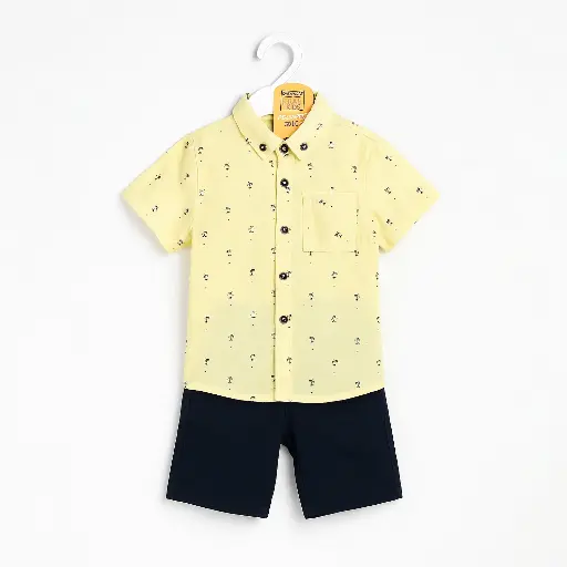 [4852] Outing set with shirt X4680