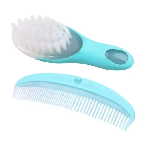 [10252] True Small Oval Brush & Comb 2554  