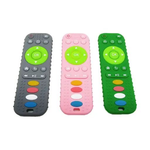 [4337] Silicone Remote Baby Teether 