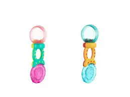 [1802] Canpol babies Rattle with Water Teether Lollipop Pink 56/127