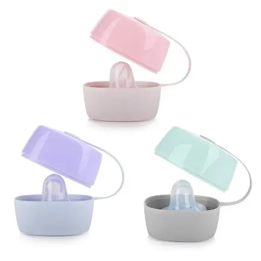 [416] True Gold Soother container with hanger 4116