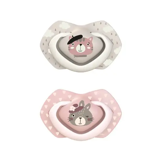 [1691] Canpol babies Silicone Symmetrical Soother 0-6m 2pcs  22/647