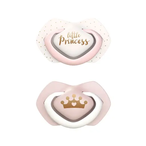[1698] Canpol babies Silicone Symmetrical Soother 6-18m ROYAL BABY 2pcs 22/651
