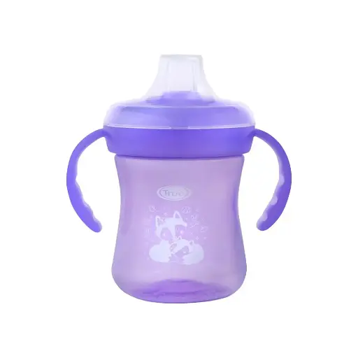 [4492] كوب تدريب ترو جولد بفوهة سيليكون 180 مل 6 أشهر+ بمقابض وغطاء 4606