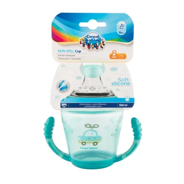 [11070] Canpol babies Non-spill Cup Soft Silicon Spout 230ml TOYS 56/502